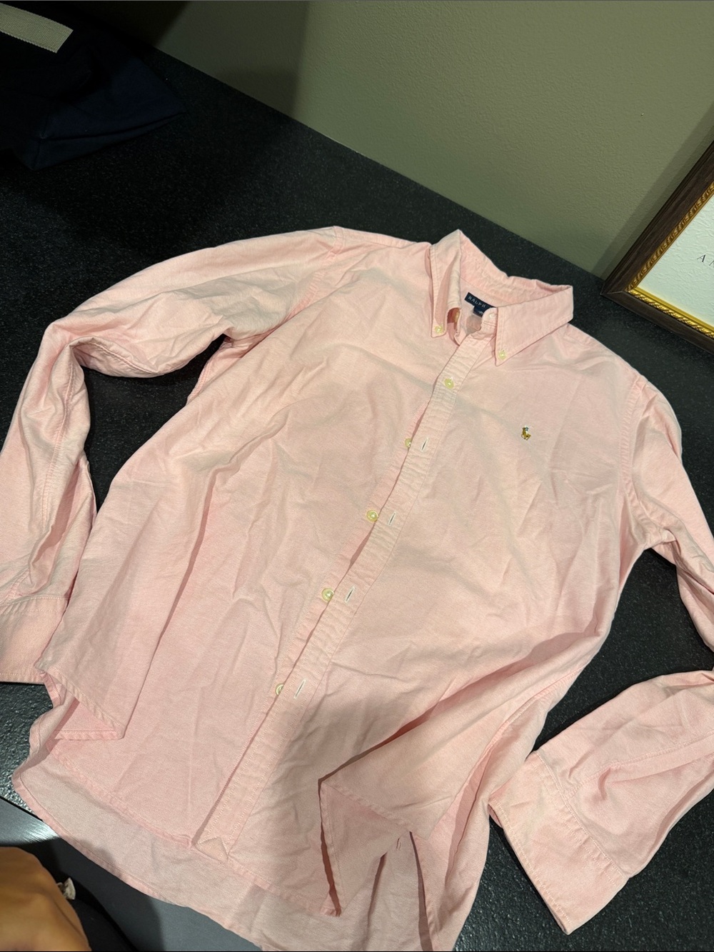 Polo by Ralph Lauren Light Pink Button-Down Dress Shirt